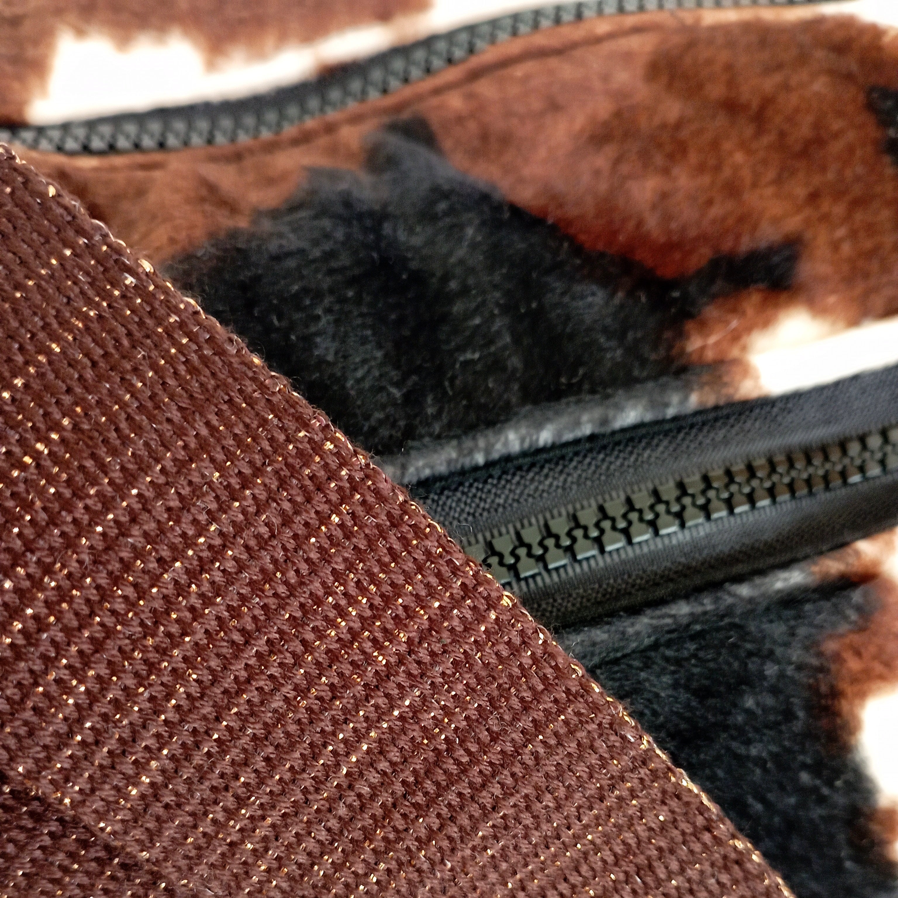 Sac bandoulière Arty - Imitation Peau de vache