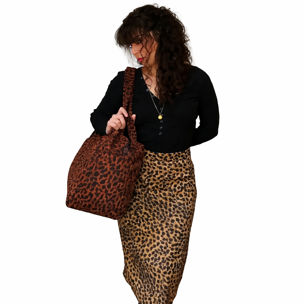 Sac cabas fauve