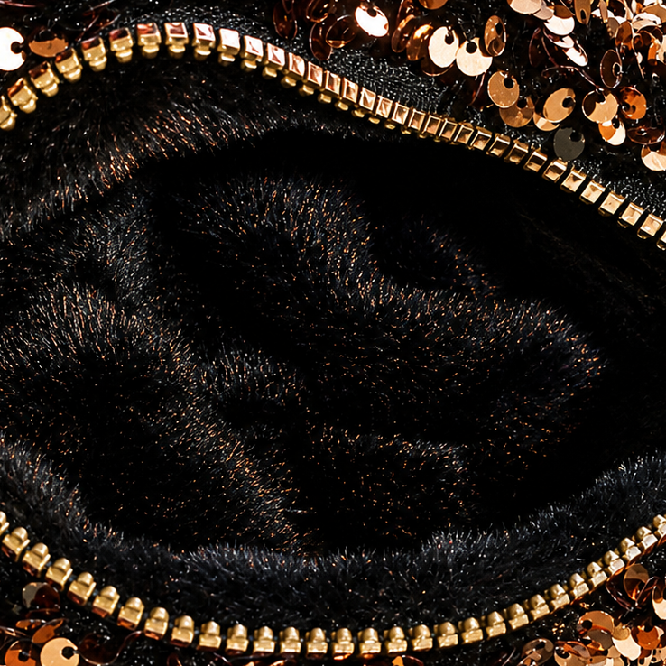 Sac bandoulière Bany - Sequins cuivrés