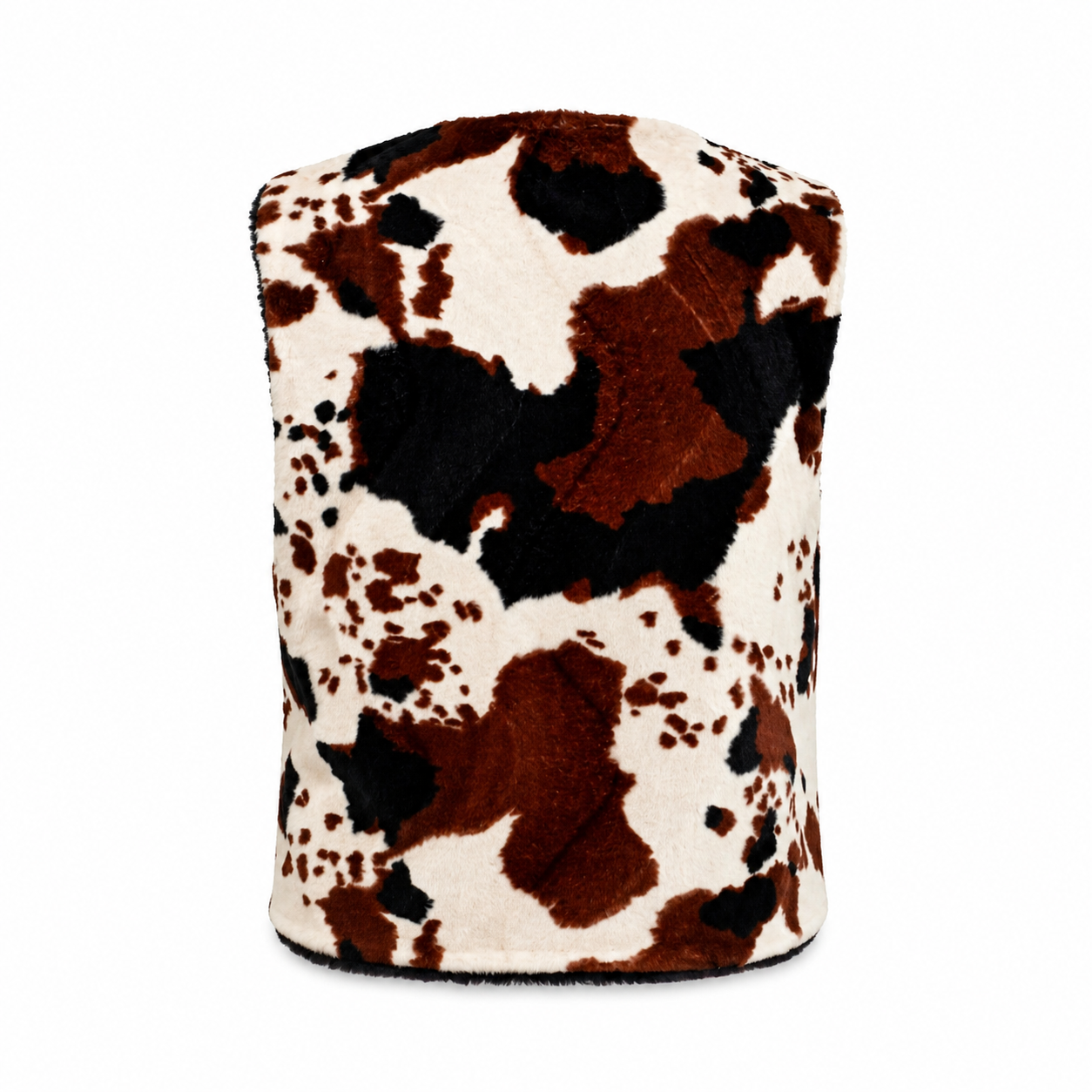Gilet réversible : peau de vache