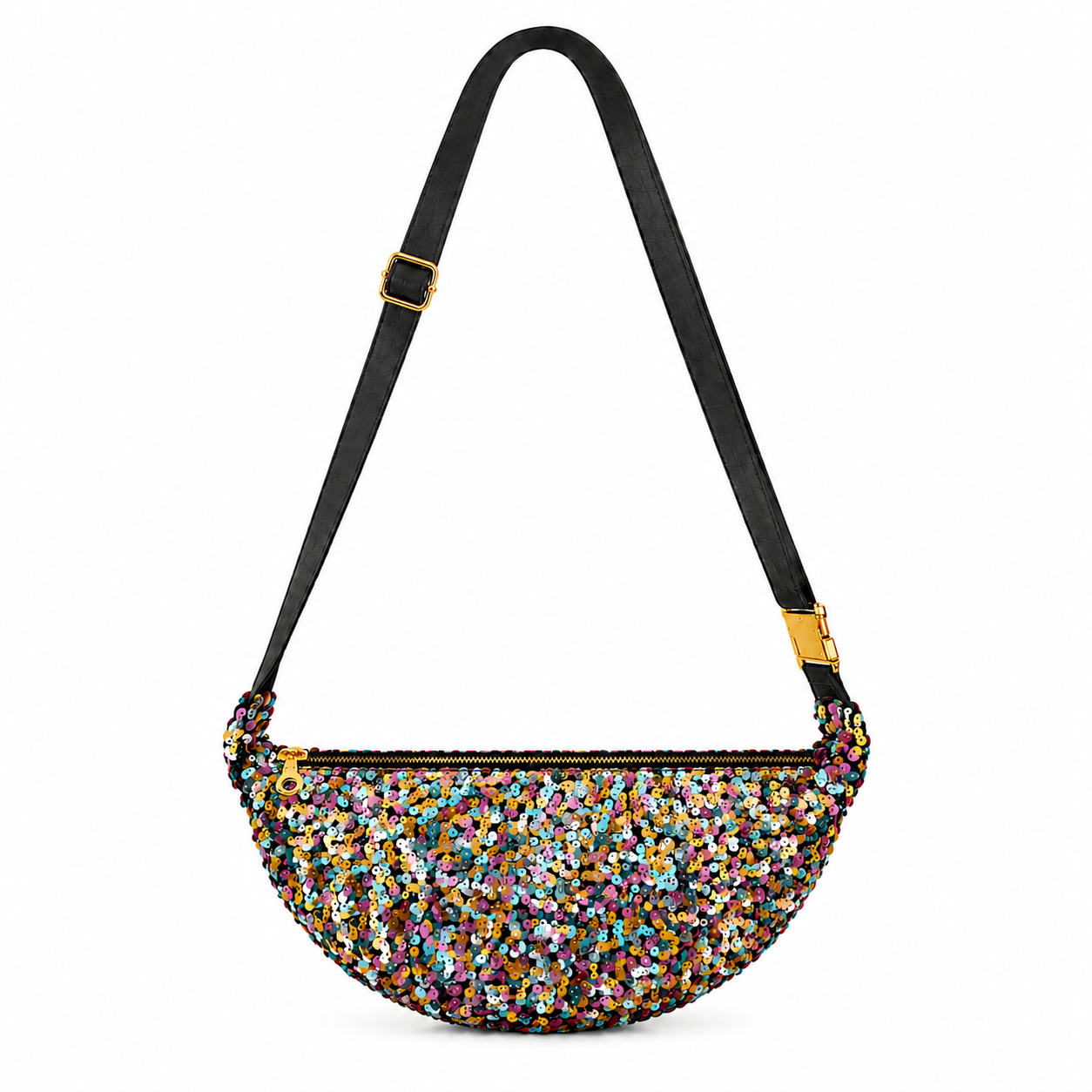 Sac bandoulière Bany - Sequins multicolores