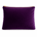 Pochette Velours Violet Profond